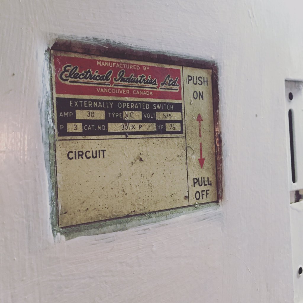 A throwback to some equipment made locall