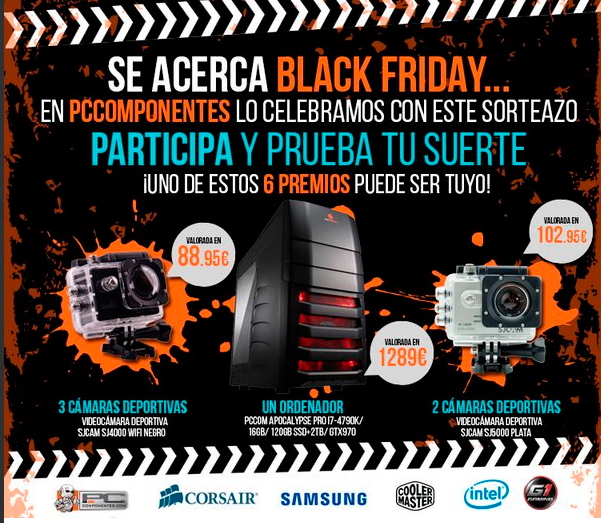 pccomponentes's tweet photo. ¿No has participado? Vamos! RT y comenta con #BFridayPcComponentesIsComing Lee las bases! https://t.co/y1RYV5bfIK https://t.co/Q3hCCmyvcW