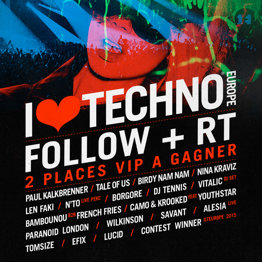 ❤️ CONCOURS ❤️
Ça vous dit de tenter de gagner 2 places VIP pour #ILT2015 ? ;)
Tirage au sort le 26 Nov à Midi !