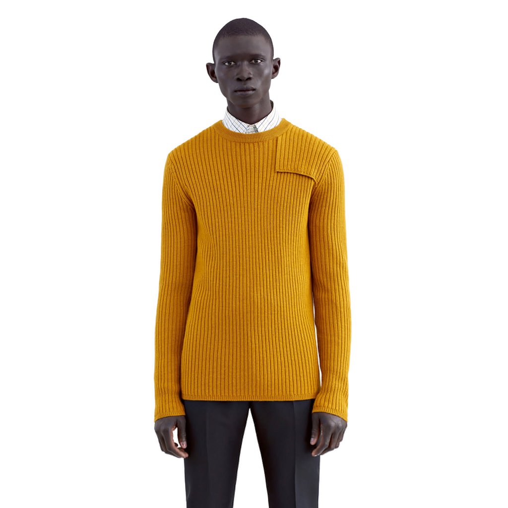 acnestudios's tweet photo. #AcneStudios Julius is an army inspired sweater in virgin wool: https://t.co/rm88RPZ6hW https://t.co/1oMmszAI6A