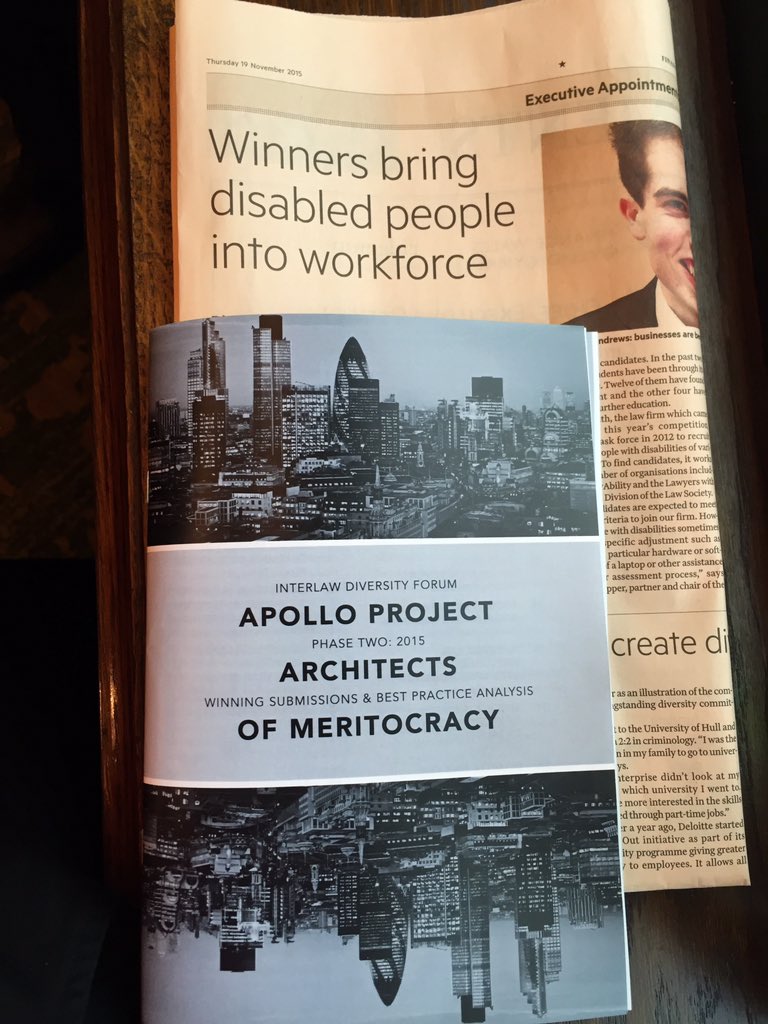 ForceofLearning's tweet image. .@prism_RS amazing to win for our @reedsmithllp Disability Taskforce #apolloproject @InterLawLGBT