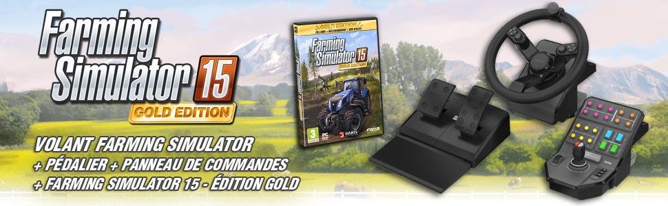 Hypergames Auchan on X: TUT TUT LES RAGEUX : le set volant + pédalier pour  Farming Simulator 15 est disponible !    / X