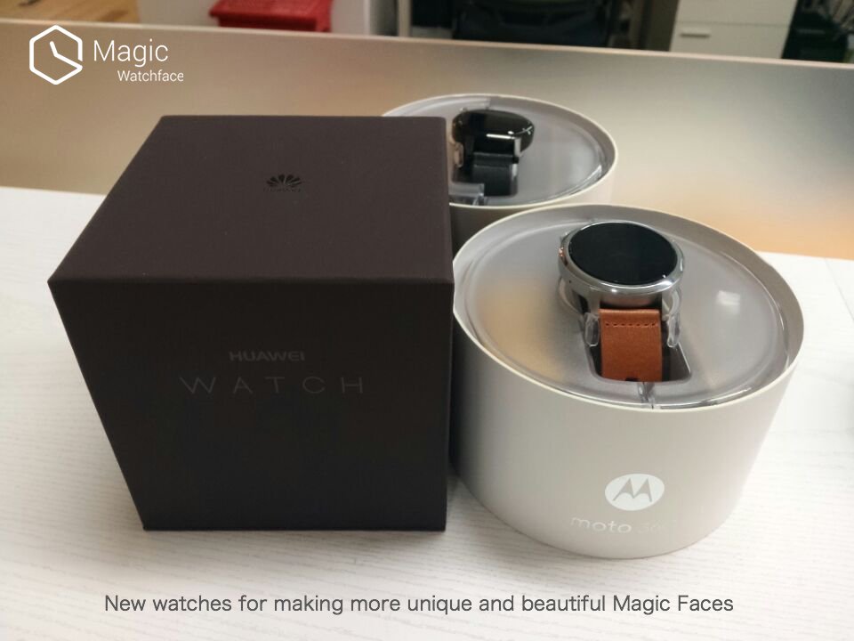 MagicWatchface's tweet image. New watches for better new Magic Faces.@Moto360Blog @watchfaces @WatchFaceADay @HuaweiDevice dwz.cn/2cDt1v