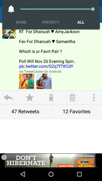 im_sureshh's tweet photo. @amyjackson &amp; @dhanushkraja leading #Fav_pair says Vote pole..cant wait fr On screen #Thangamagan @samanthaprabhu2 https://t.co/T60W0OxGuI