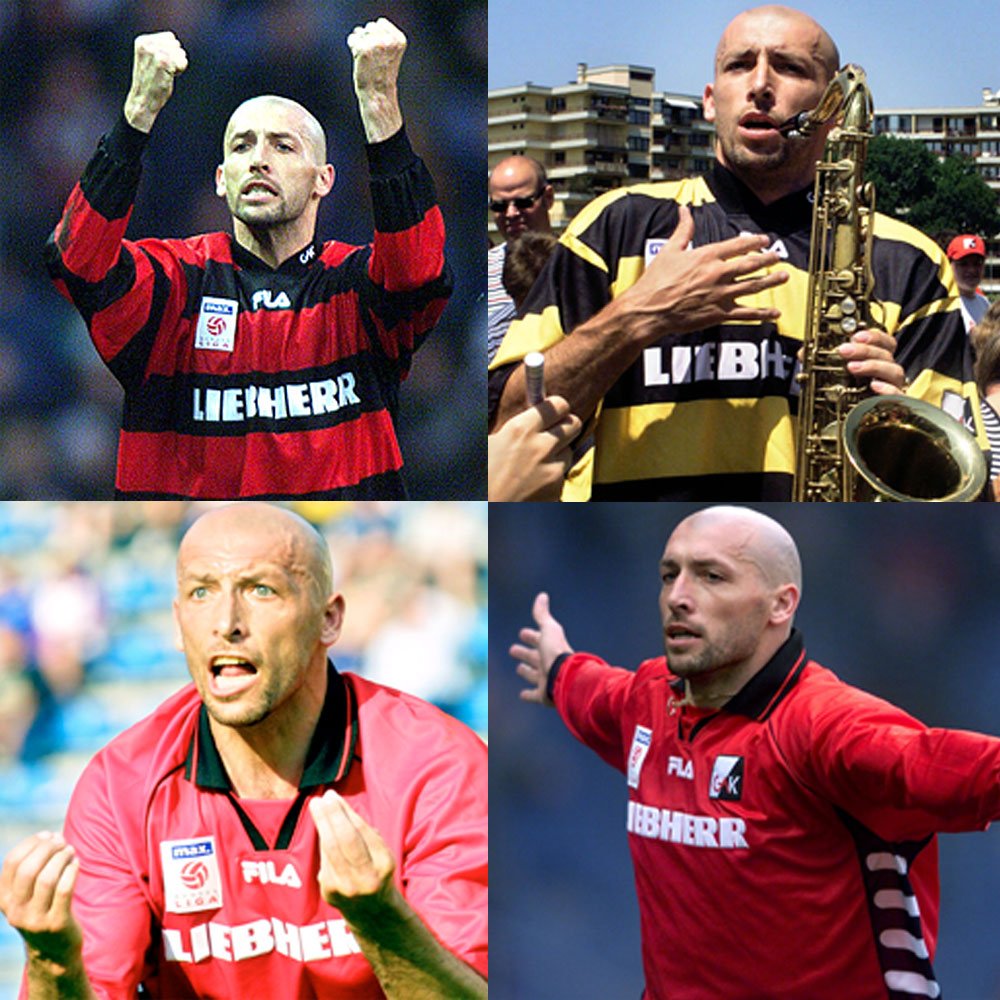 SchnitzelSoccer's tweet image. Celebrating his 46th birthday today: former @OEFBL @grazerak striker Igor &apos;the bull from Pula&apos; #Pamic