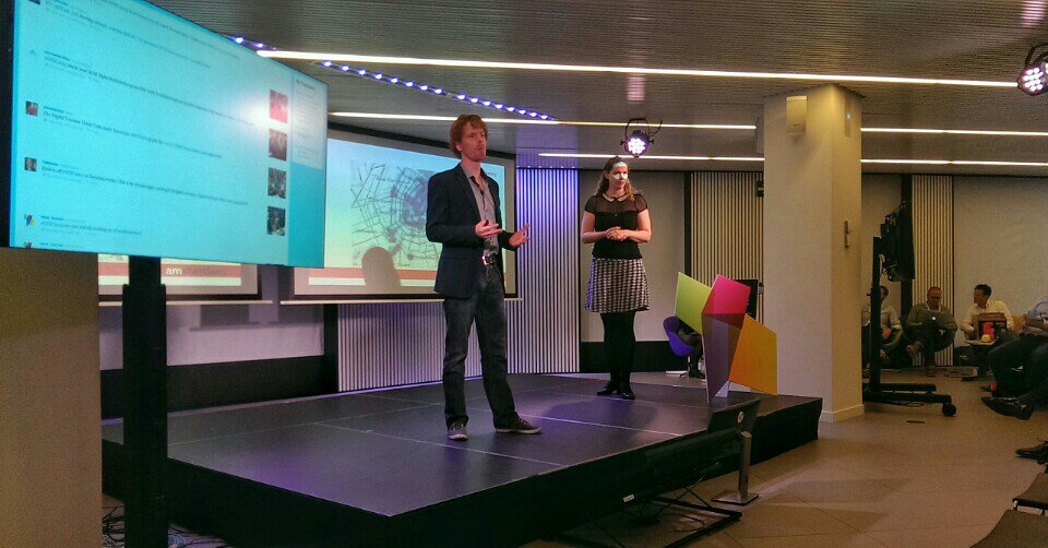 And we're off with <a href="/iamsterdam/">I amsterdam</a>. #DTIC2015. (@ Mobile World Centre - @mw_centre in Barcelona) swarmapp.com/c/d1d8LikoQlF