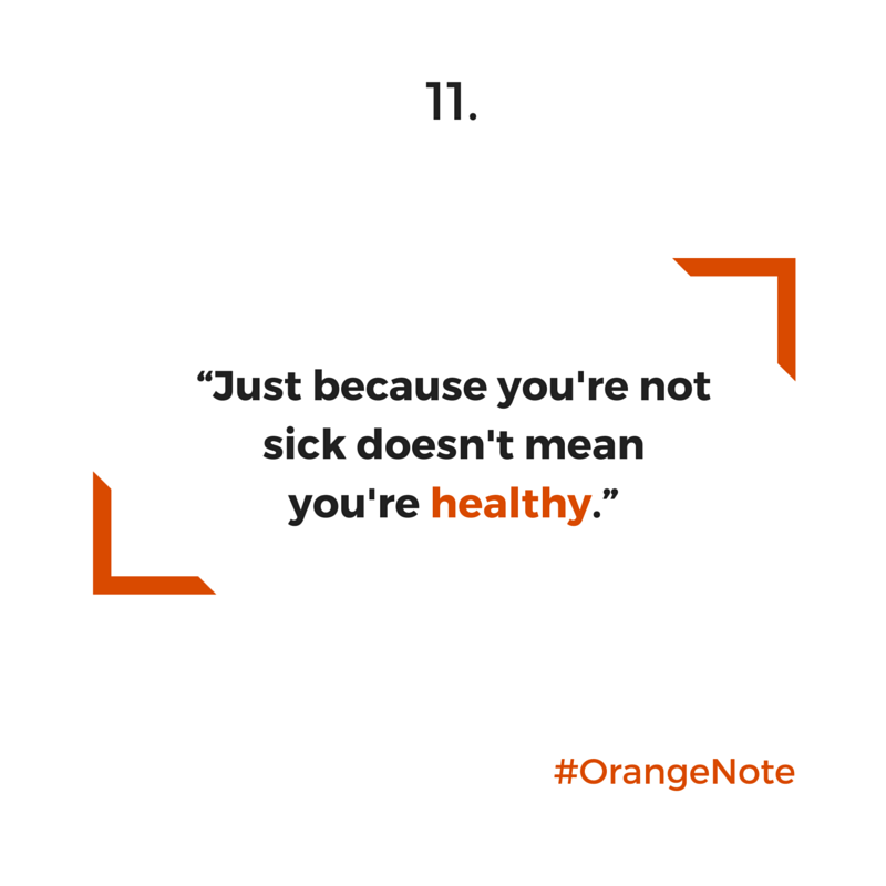 gtbank's tweet photo. Please, pay attention to the things you eat, how often you exercise and how much sleep you get. #OrangeNote https://t.co/jc2aXchVLV