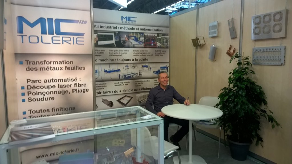 BastienPorcher's tweet photo. Retrouvez #MICTolerie, emplacement H22 au village de la mise en forme des métaux. #Midest2015 @MidestParis https://t.co/meFX63jNvk