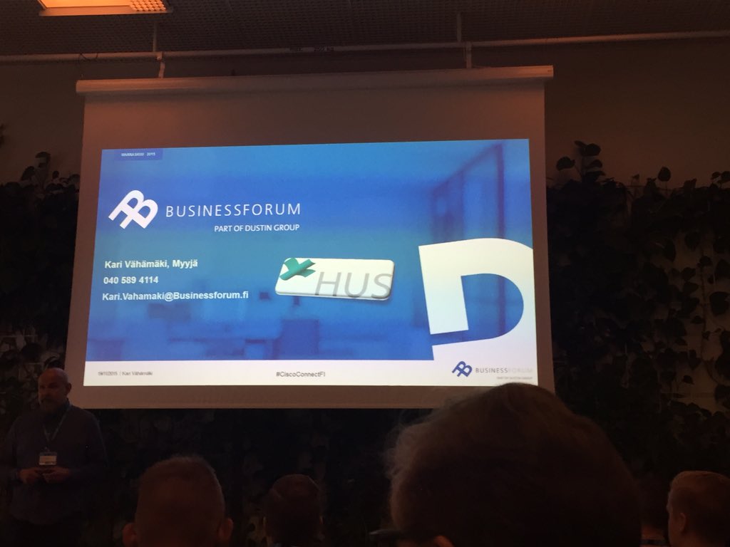VilleFranck's tweet image. Esittelyssä case HUS #CiscoConnectFI
