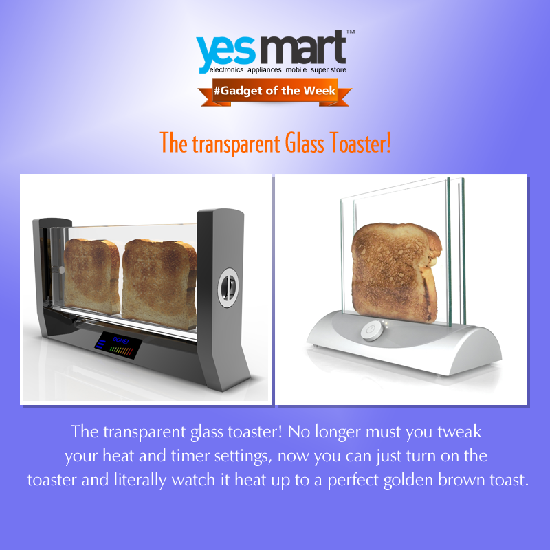 Transparent Toaster For Those Who Like to Watch