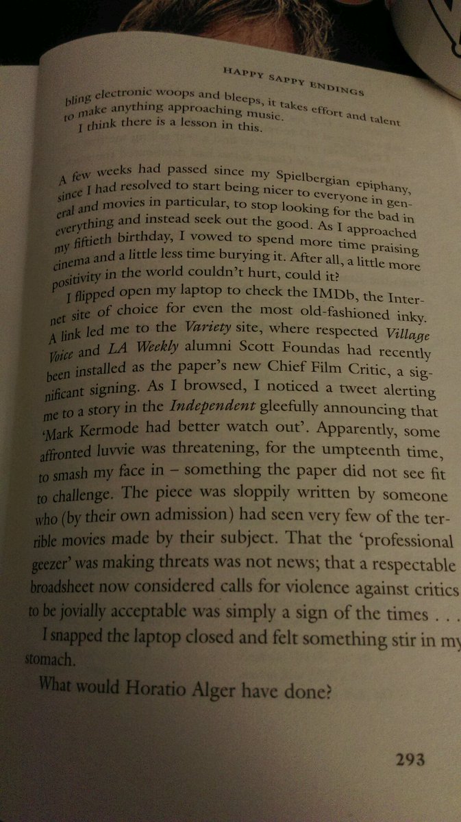 KermodeMovie's tweet photo. A plot-spoilery page from 2013's HATCHET JOB, a book of which I am foolishly proud. https://t.co/bqaYs00Aoe