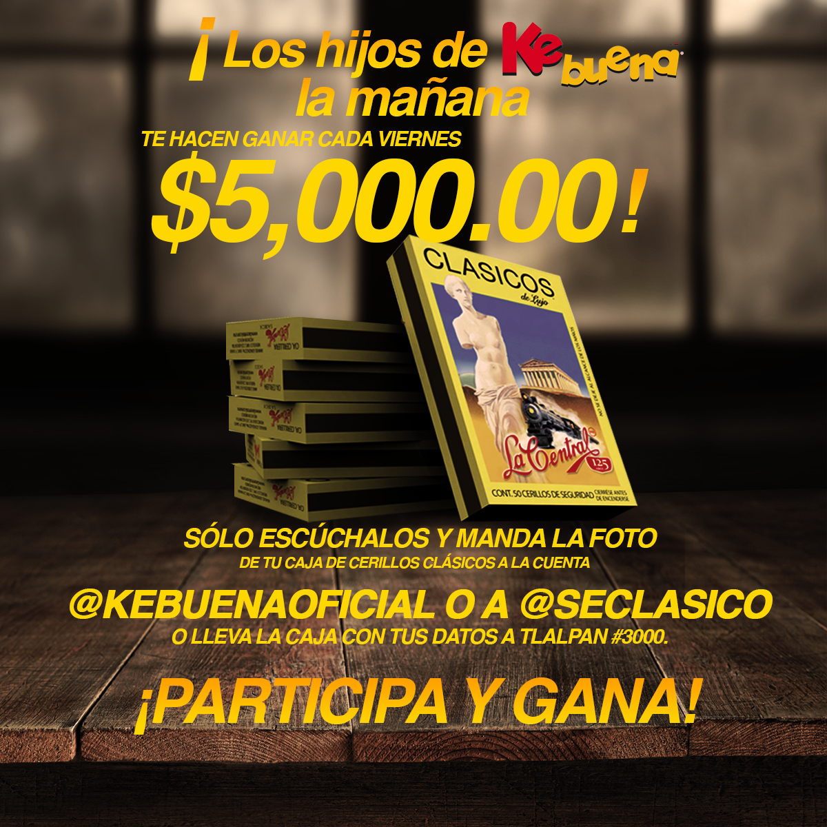 kebuenaoficial's tweet photo. ¡Gana 5,000 mil pesos con @seclasico y Las Maduritas de la @kebuenaoficial! Toda la #InfoKB: https://t.co/ID58Et7GtO https://t.co/JwzEZcfyo3