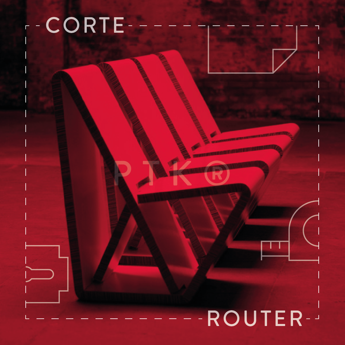 printika's tweet image. Las posibilidades son infinitas… #CorteRouter sobre cartón estructural. #Muebles #Ecológico #Impresionate