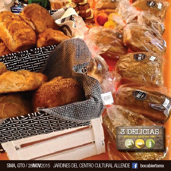 bocabiertamx's tweet photo. Pan, una de nuestras 3 Delicias, se presenta con The Bread Company y sus deliciosos productos. Info en bocabierta.m https://t.co/3W4VJZrQbV
