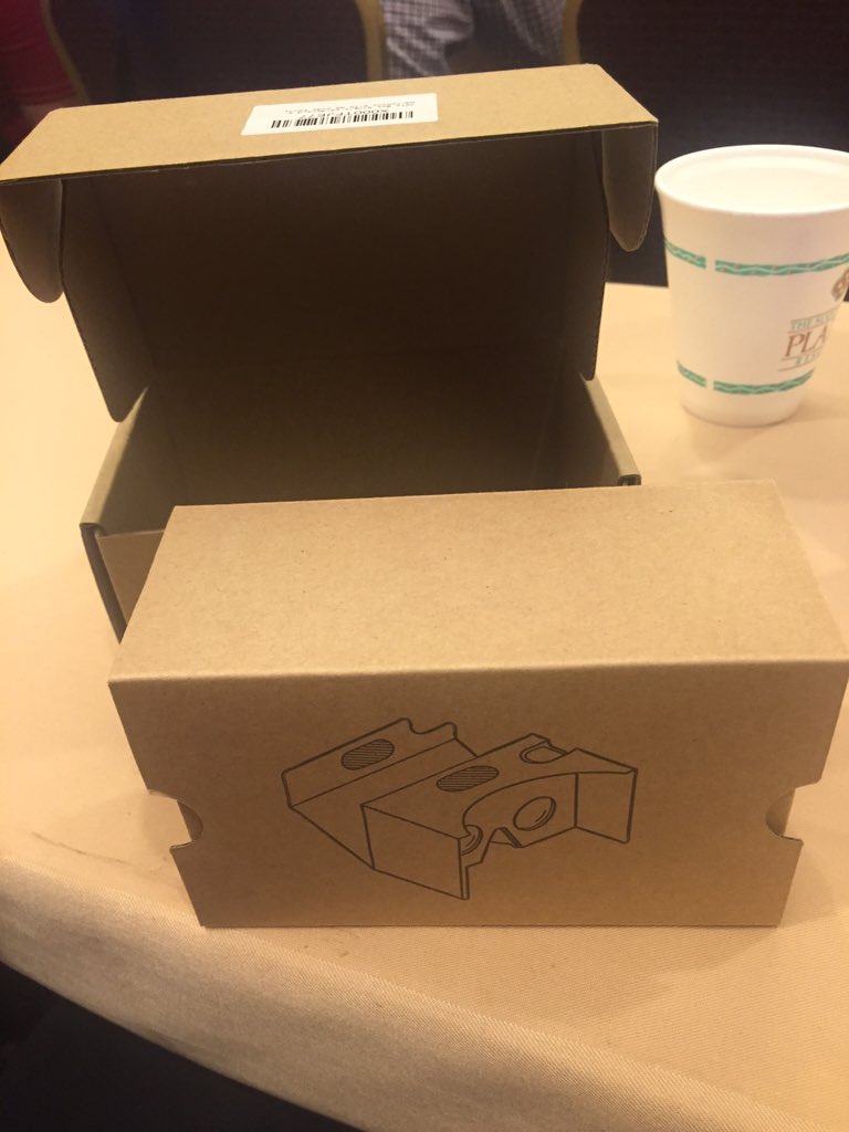 seknight61's tweet photo. Guess what I get to play with today!???! #googlecardboard #UOPXIDConference https://t.co/tZDFqoluum