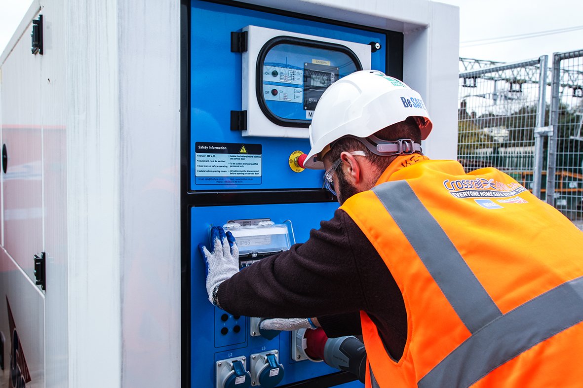 <a href="/CostainGroup/">Costain Group</a> saving fuel &amp; CO2 with silent #Hybrid power <a href="/Crossrail/">Ewan</a> North East Spur #construction