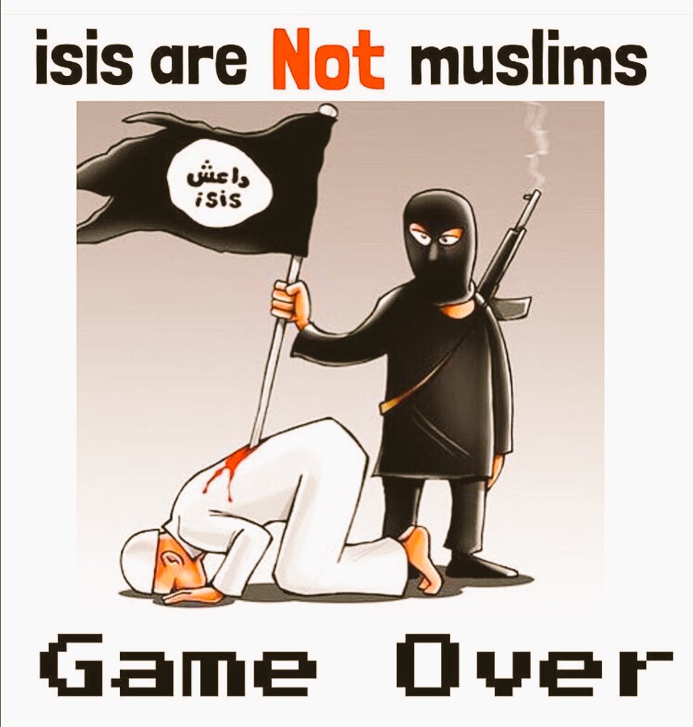 TAQIALZEERA's tweet photo. This is what we believe in the Arab and Muslim world:
#ISIS_are_NOT_Muslims. They've killed Muslims mostly❗ https://t.co/1jO84uIbg5