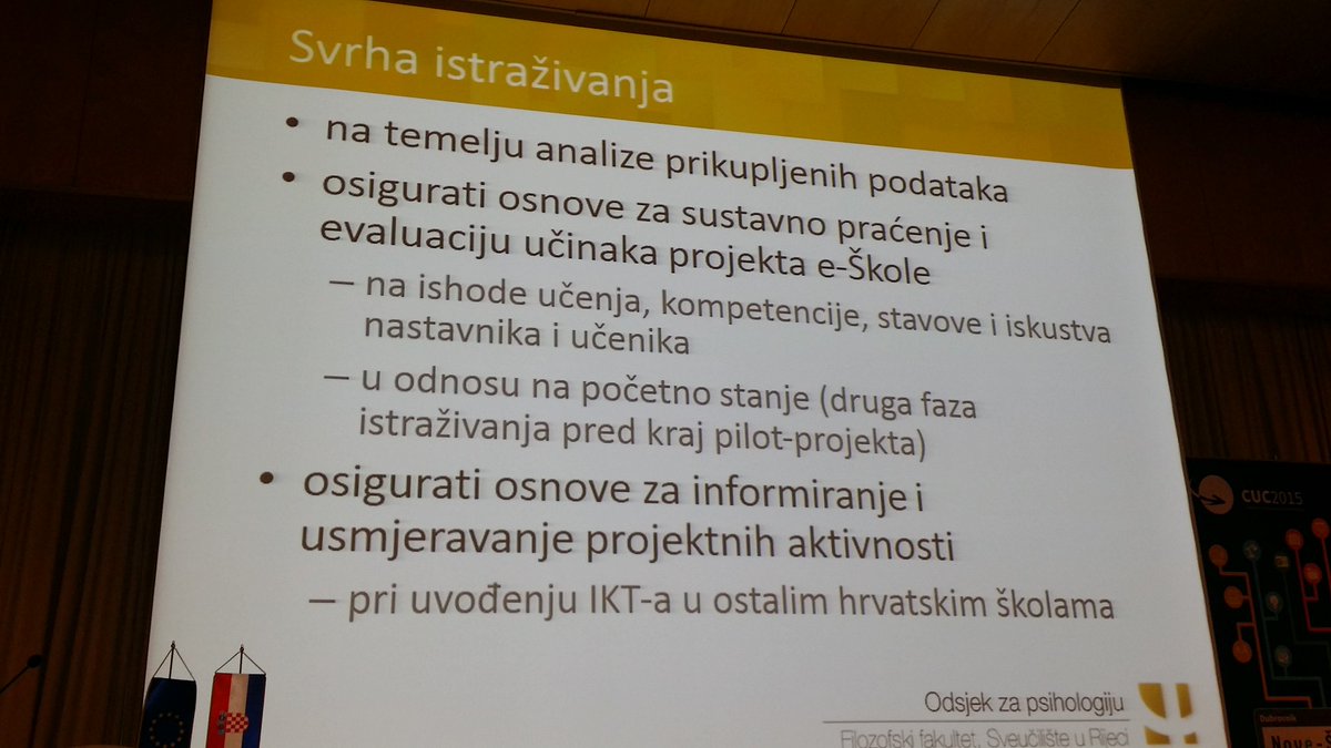 dkupres's tweet photo. Evo zasto istrazujemo ucinke pilota eSkole u prvih 20 skola... #CARNetCUC #ScientixCroatia https://t.co/wCGblkfeB9