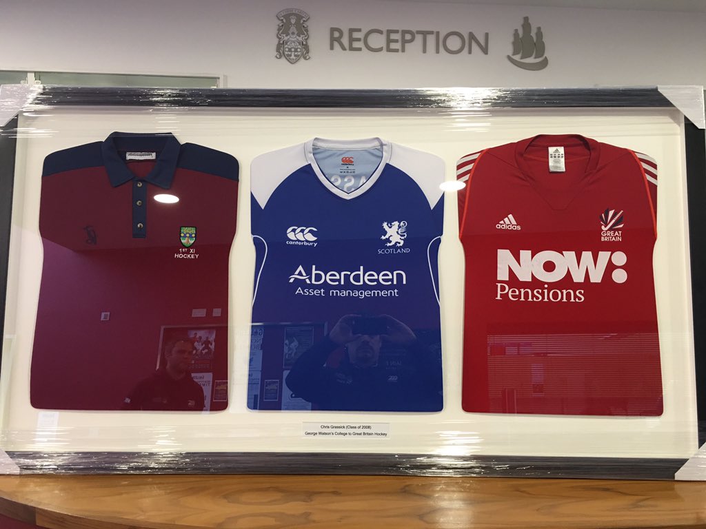 Thanks to @Grassick25 for donating his Jerseys to <a href="/GWC_News/">George Watson's College</a>. What a journey from <a href="/GWC_Sport/">Sport @ GWC</a> to GB.