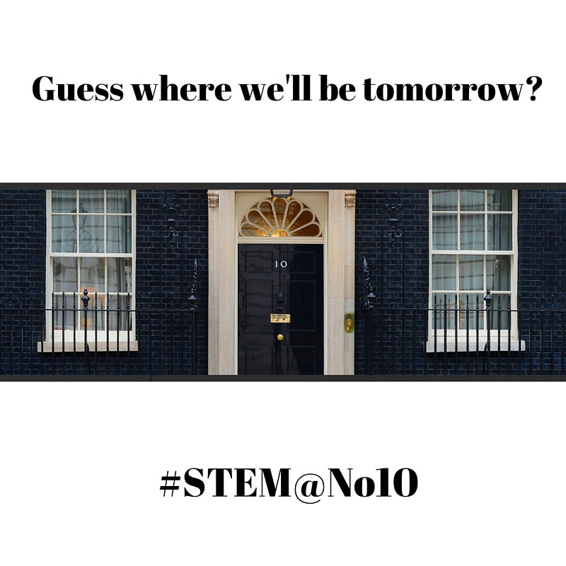 Stemettes's tweet photo. Guess where we'll be tomorrow?! Here's a clue... #STEM@No10 #excitement #pointsoflight #SelfieGold @number10gov https://t.co/YDbjOkczf8