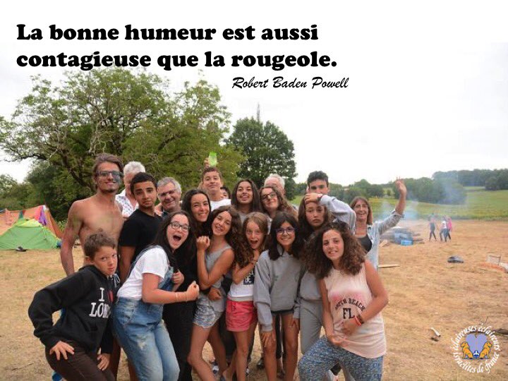 EEIF_officiel's tweet image. La bonne humeur est aussi contagieuse que la rougeole. #badenpowell #jeudicitation #eeif #scoutisme