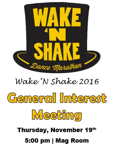 wfuWakeNShake's tweet photo. Tonight @ 5pm in the Mag Room! Learn how YOU can be a part of something great! #beachampion #justshakeit #piccolo https://t.co/tAc5FcOGSy