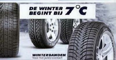 Het wordt weer tijd voor winterbanden!Bandenwissel € 67,70. Voor banden op velg € 33,85. Gratis opslag incl.verz.