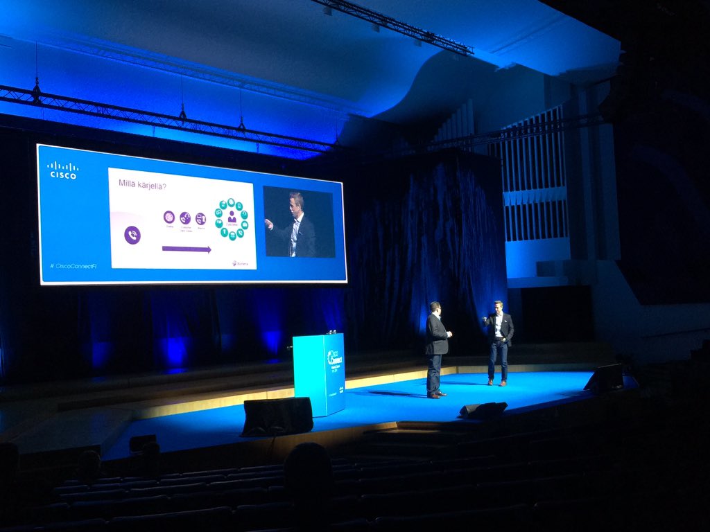 MikkoJunkkari's tweet image. Collaboration in the cloud! @Juuso1212 @HeikkiHautala @Sonera_B2B #CiscoConnectfi #SoneraB2D