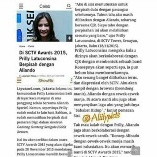 chuna_nerish's tweet photo. Mungkin in awal klian berkarir masing2..knangan akn ttp indah da smoga hr esok pun bgtu.#keepsupportALIPRILLY https://t.co/FALYJlJ7BB