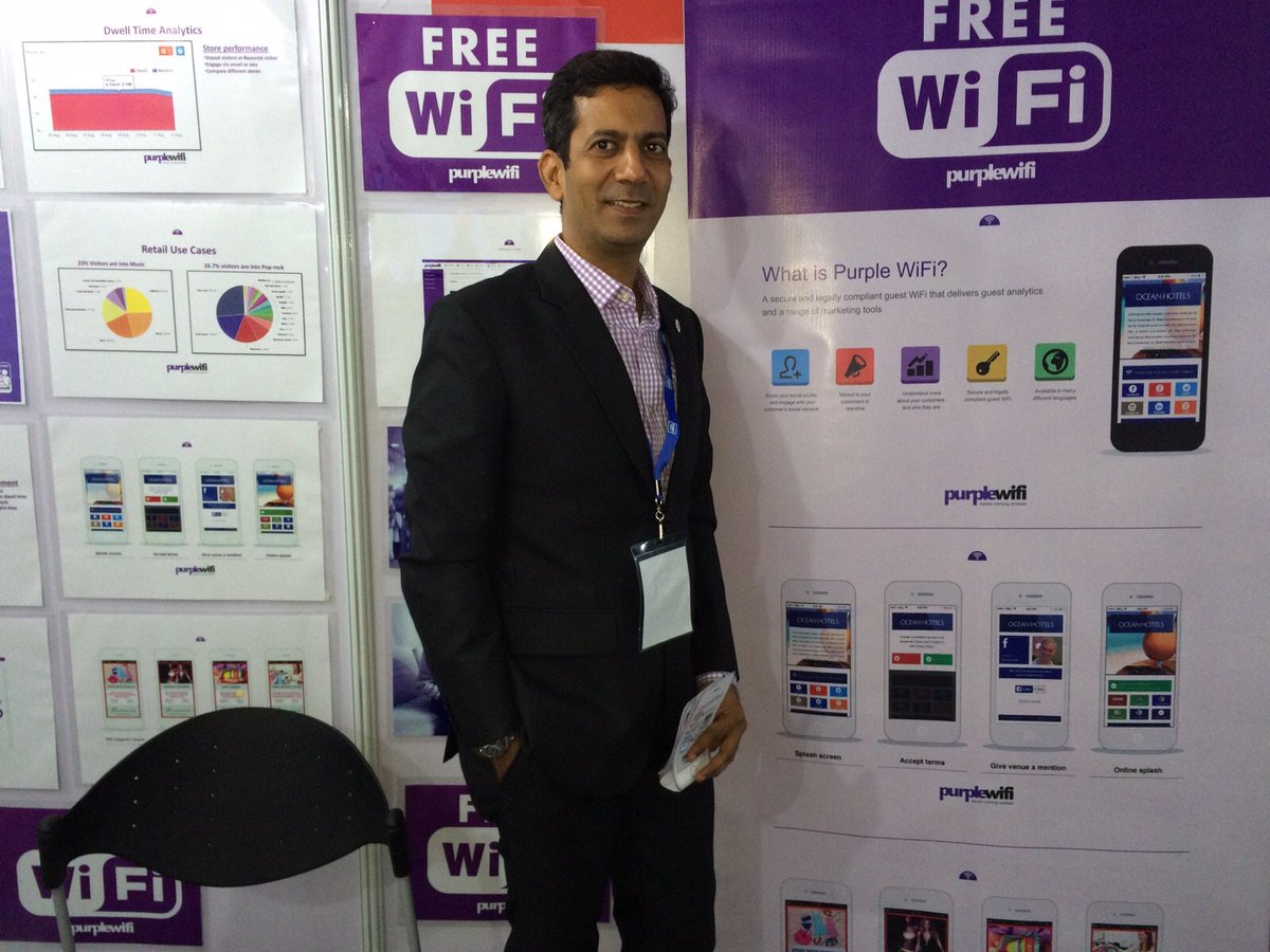 ShrenikJ5's tweet photo. #trendVisionLLP team India Partner for #PurpleWiFi inaction @exhibition #cebit2015 largest IT event @PurpleWiFi https://t.co/yYrh3jyurR