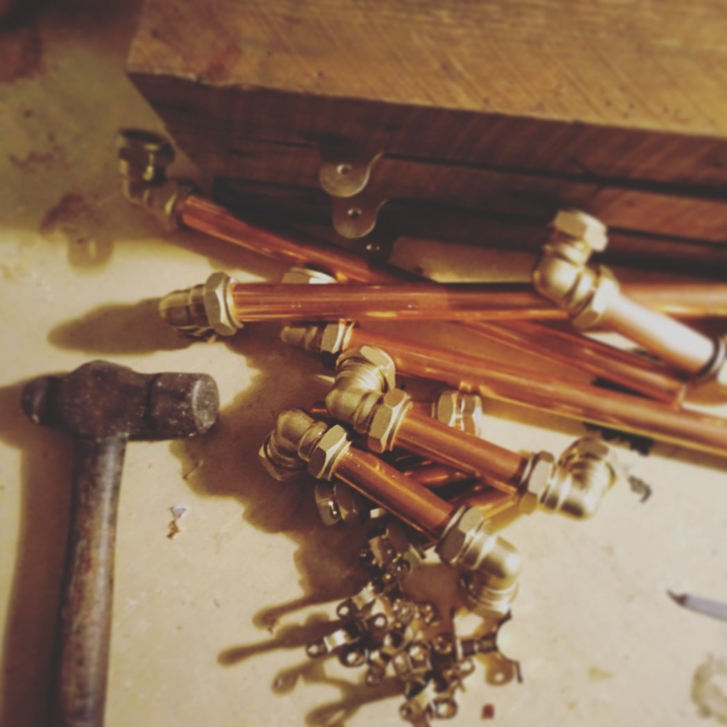 ElevanCo's tweet photo. Parts on parts. Trying to pick up the pace! #lighting #industrialvintage https://t.co/YYLLviR6BZ