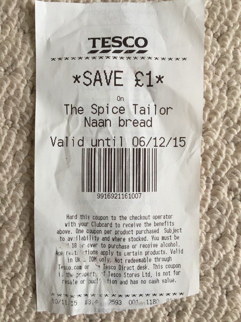 s_ellerington's tweet image. @Tesco thanks! Do you actually stock #SpiceTailor Naan bread in your Goole store?