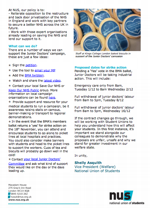 ShellyAsquith's tweet photo. 98% vote for #JuniorContract strike. Read @NUSUK briefing - Join the picket! #NotFairNotSafe https://t.co/zLnhkb5fE5 https://t.co/jPXBUYjOMQ