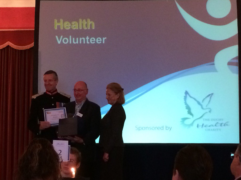 What amazing stories at #ccvc celebration of volunteering. Privileged to be a trustee of @volcornwall