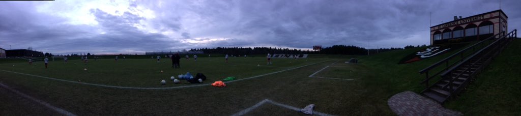 StLawSoccer's tweet photo. Hey Saints! We're back! Just in time for a morning practice on Sandy &amp; a trip to the Sweet 16 #herewegoSAINTS https://t.co/5forYDfssc