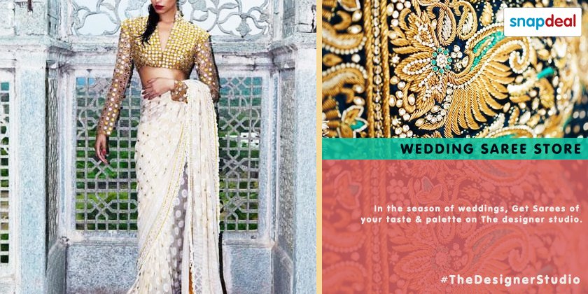 snapdeal's tweet photo. Get ready to be the ethnic diva with designer sarees from #TheDesignerStudio! Visit: https://t.co/OdNEXiTnRx https://t.co/qwCRLgWjHq