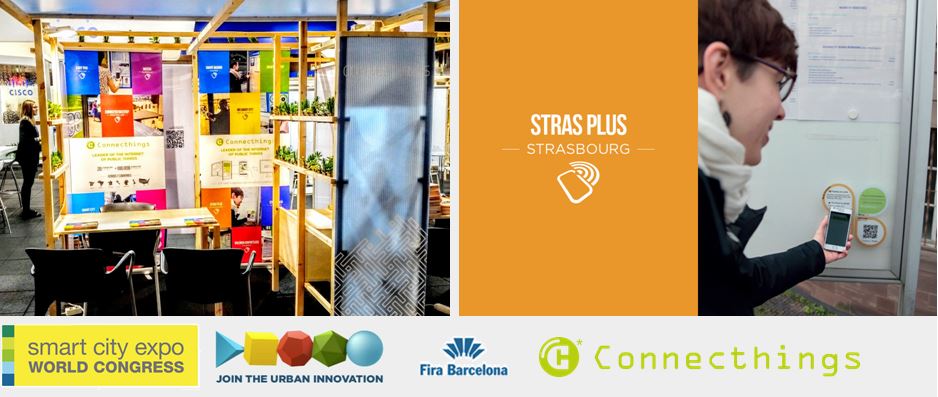 ArnoChevailler's tweet photo. #StrasPlus à Barcelone au @SmartCityexpo #SCEWC15 #smartcity @Connecthings @strasbourg #FrenchTech https://t.co/wVNf20MYFc