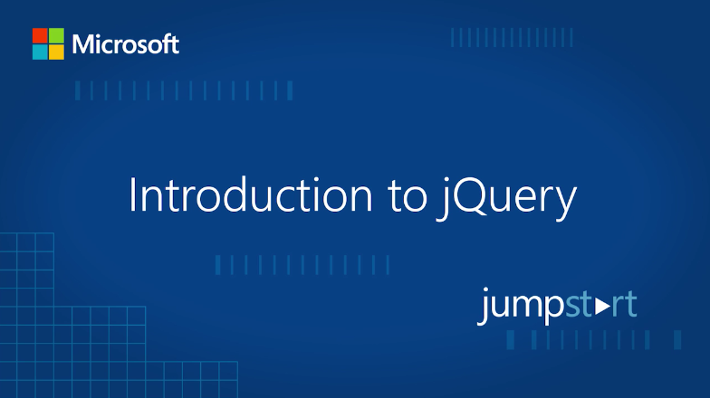 MSVirtAcademy's tweet image. #WebDev - Explore ease and functionality of #jQuery with @RachelAppel & @codefoster: spr.ly/6015BRB8N #MSMVA