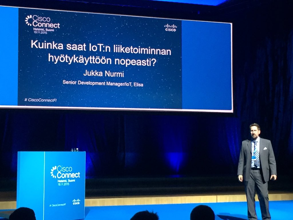 VilleFranck's tweet image. It&apos;s IoT time! #CiscoConnectFI