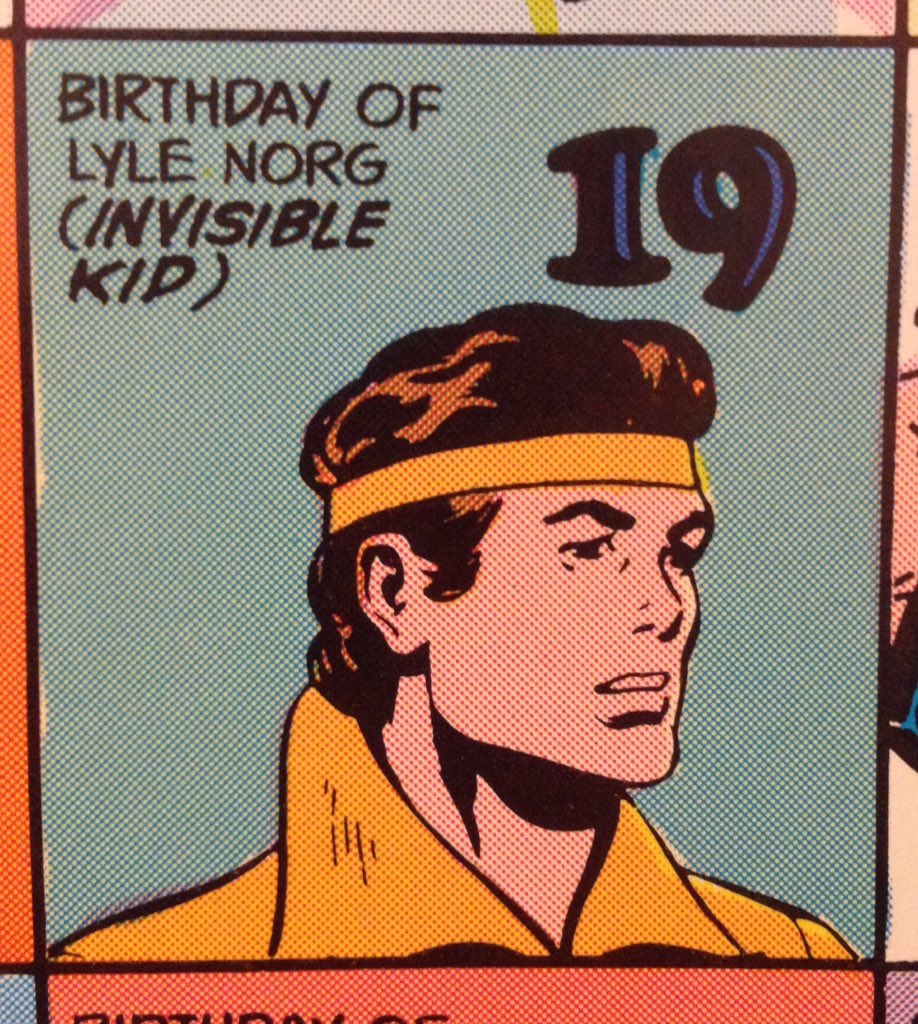 ChuckBrouilette's tweet photo. #HappyBirthday #InvisibleKid #LyleNorg #InvisibilitySerum #LegionOfSuperHeroes dated #ChemicalKing whenno1waslooking https://t.co/4O9e5DrdFE