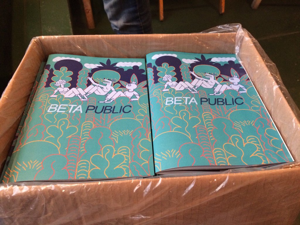 beta_public's tweet image. Better late than never but the Beta Public zines have turned up and look proper grand!