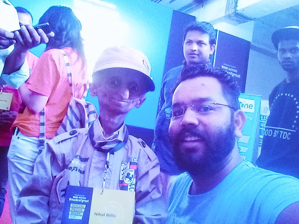 AmitHPanchal's tweet photo. My #Selfie with @TeamNihal ! Guys, Support Him By Following on Twitter! Spread it as much as u can. #SMWMumbai https://t.co/YCcrh3StyW