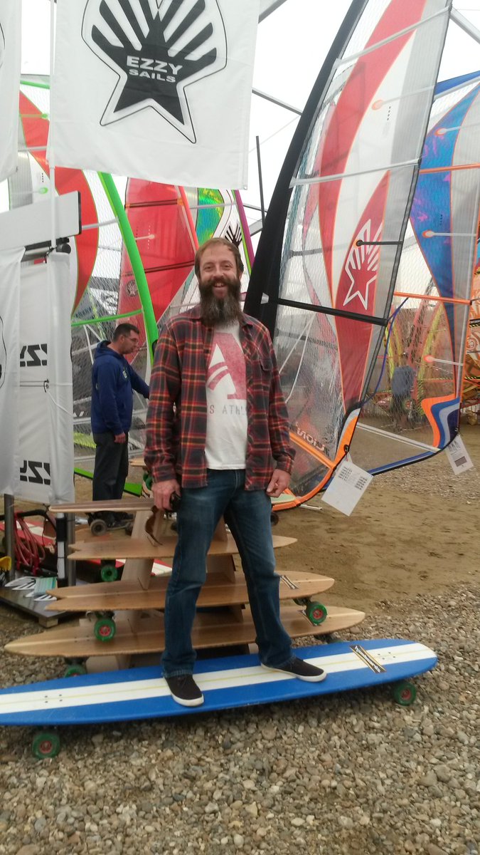 DunhamClare's tweet image. Now that's a long board!