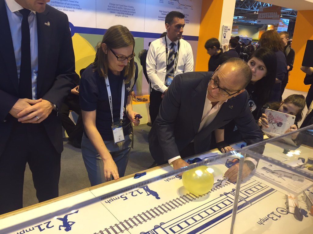 TheoPaphitis's tweet photo. It's all about train travel with HS2 ! #TSS15 https://t.co/eCVsreLK26