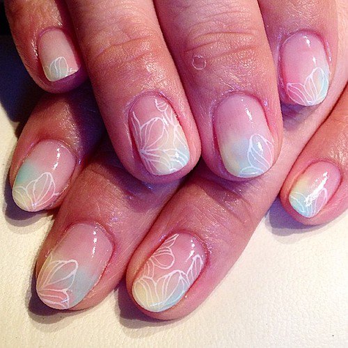 This nail art really stands out