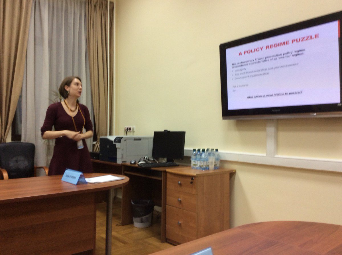 PSACEP's tweet photo. Emily St.Dennis explains French prostution policy as "anemic" https://t.co/vzn8MMpHhp