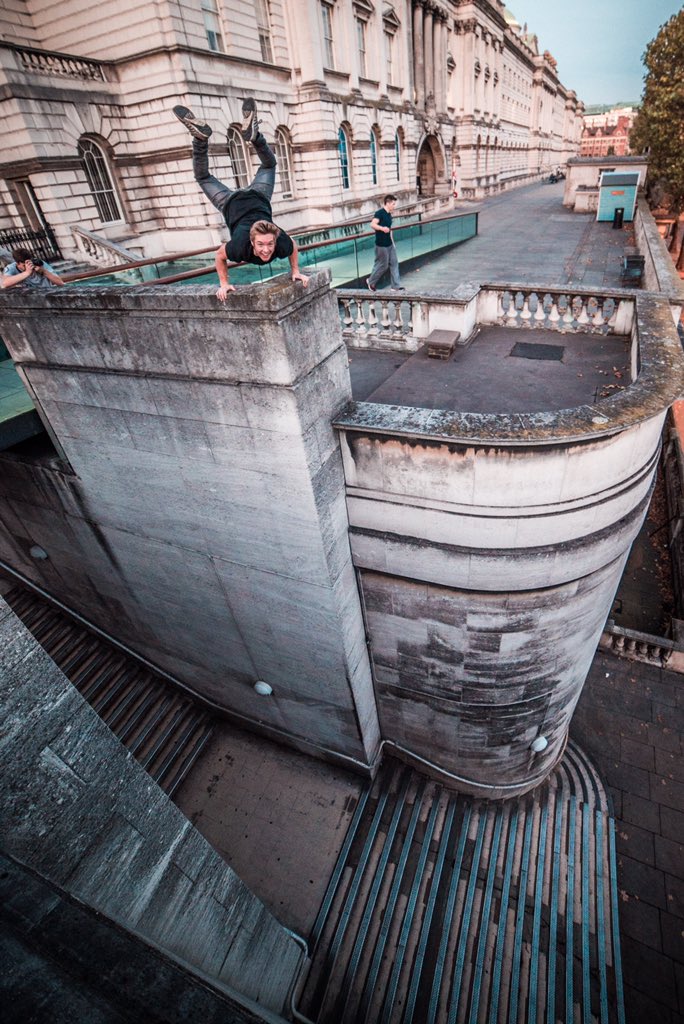 Even with a height drop, still gotta smile for the camera.