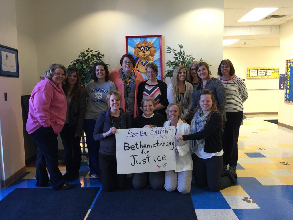 We support you Justice!BeTheMatch.org#isdstrong