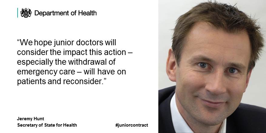 DHSCgovuk's tweet photo. Read the full response to #juniorcontract  strike announcement: https://t.co/enFIceuysR 2/2 https://t.co/mgf0so2nOB