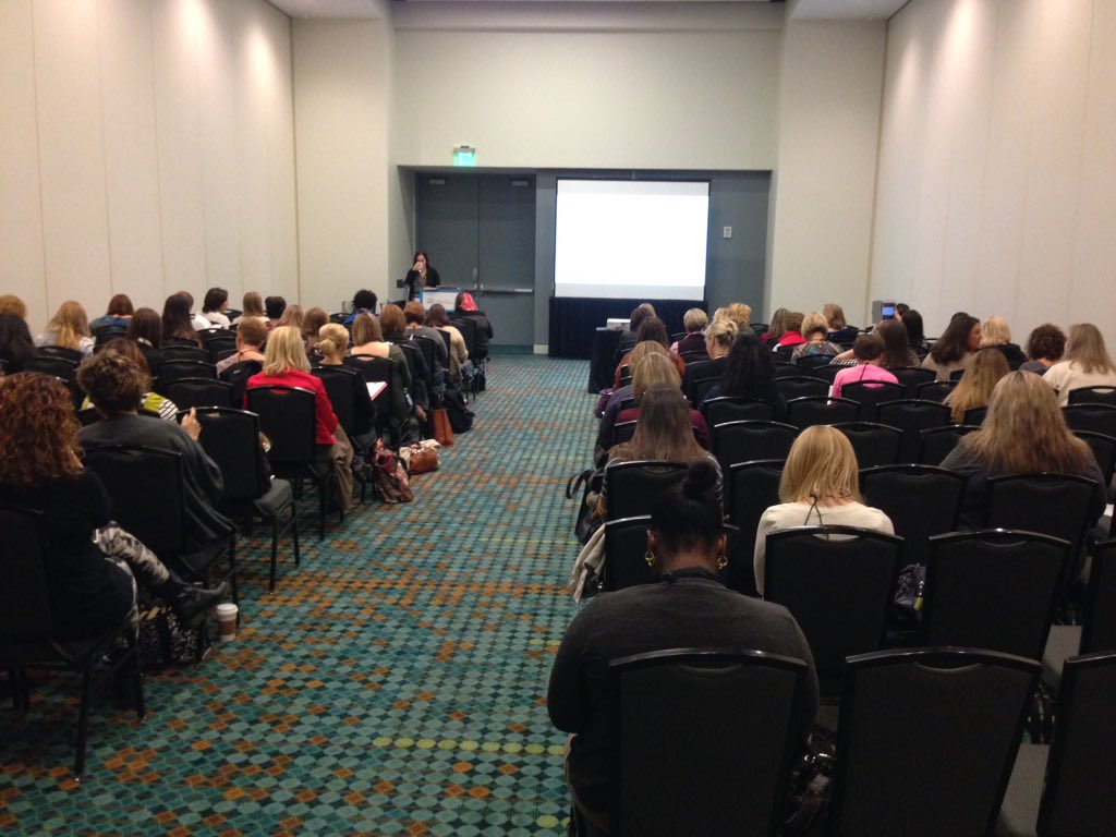 full house for <a href="/KarlynAdler/">Karlyn Adler</a> and her <a href="/NCTM/">NCTM</a> wkshp on "Making Math Real for Our Youngest Students" #NCTMregionals